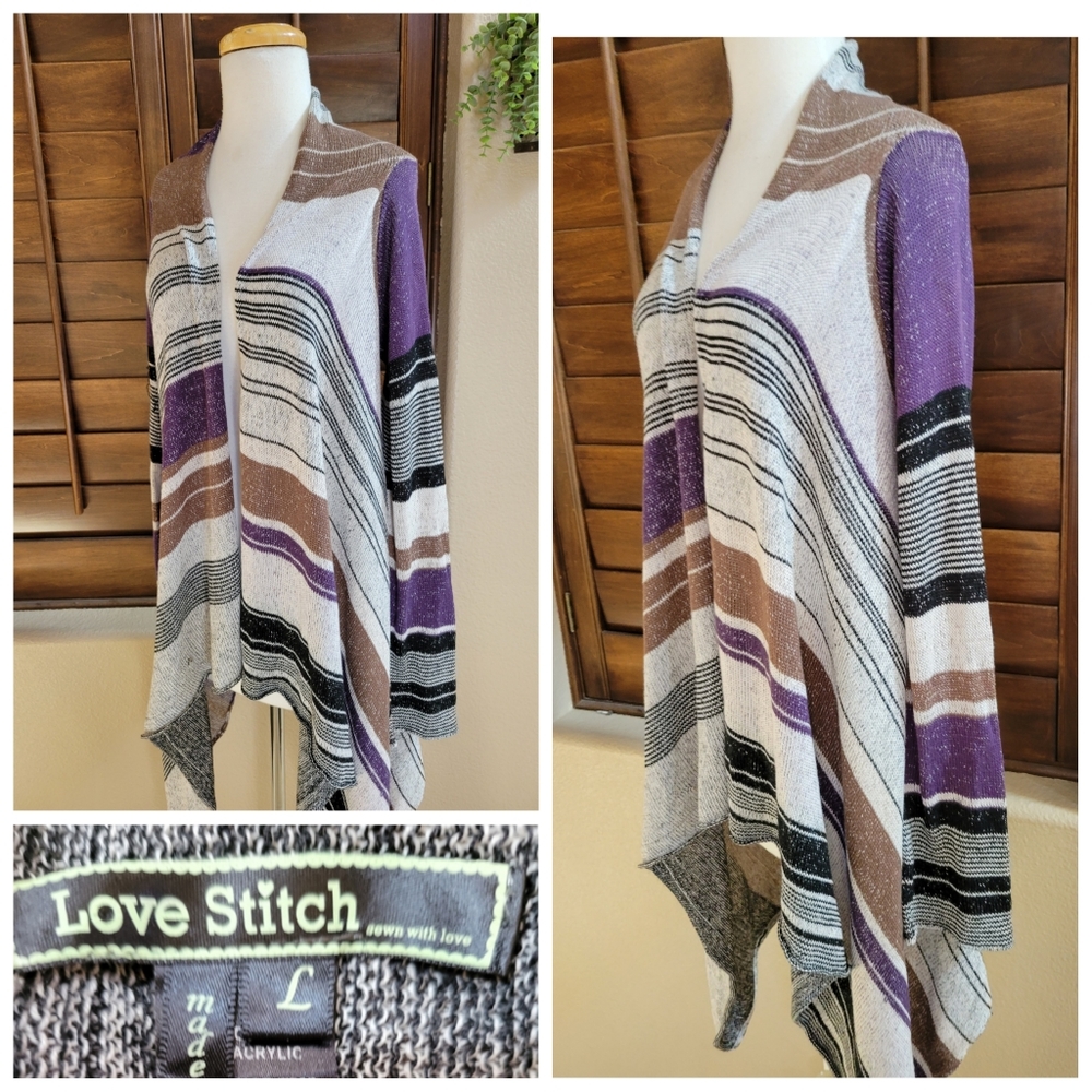Love Stitch Sweater- Size Large